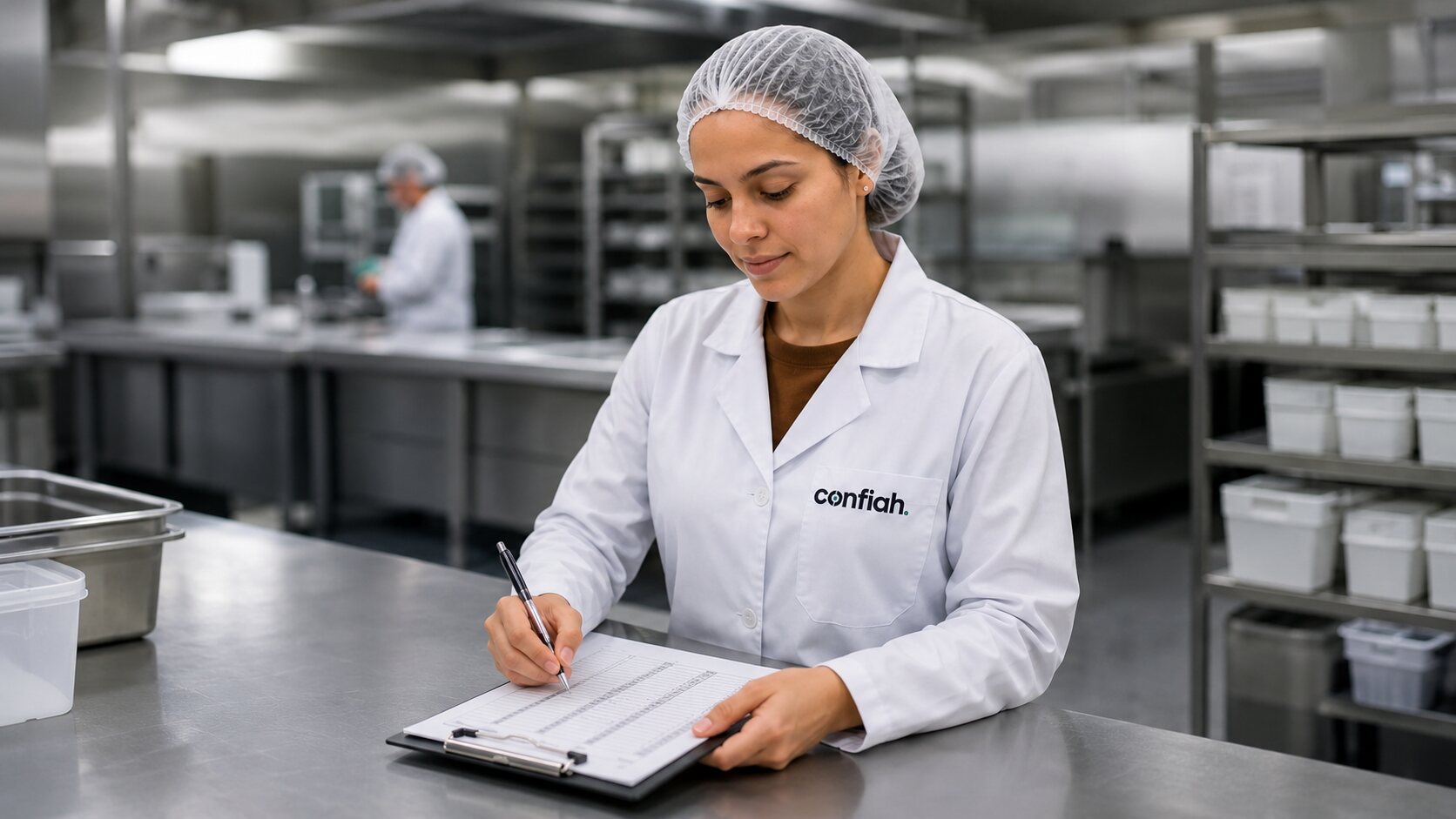 Consultora Confiah realizando checklist técnico