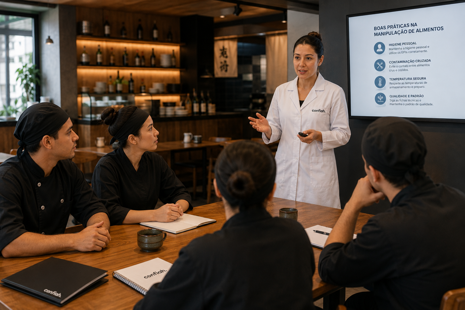 Treinamento em Segurança de Alimentos com equipe